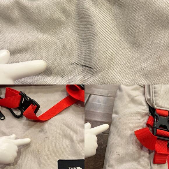 The North Face Light Gray Red PRE-HAB 28L Daypack Backpack - Picture 14 of 14